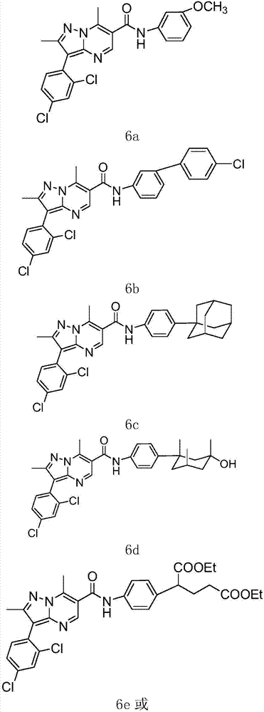 3-Aryl-6-formamidopyrazolo[1,5-a]pyrimidine compounds and application thereof