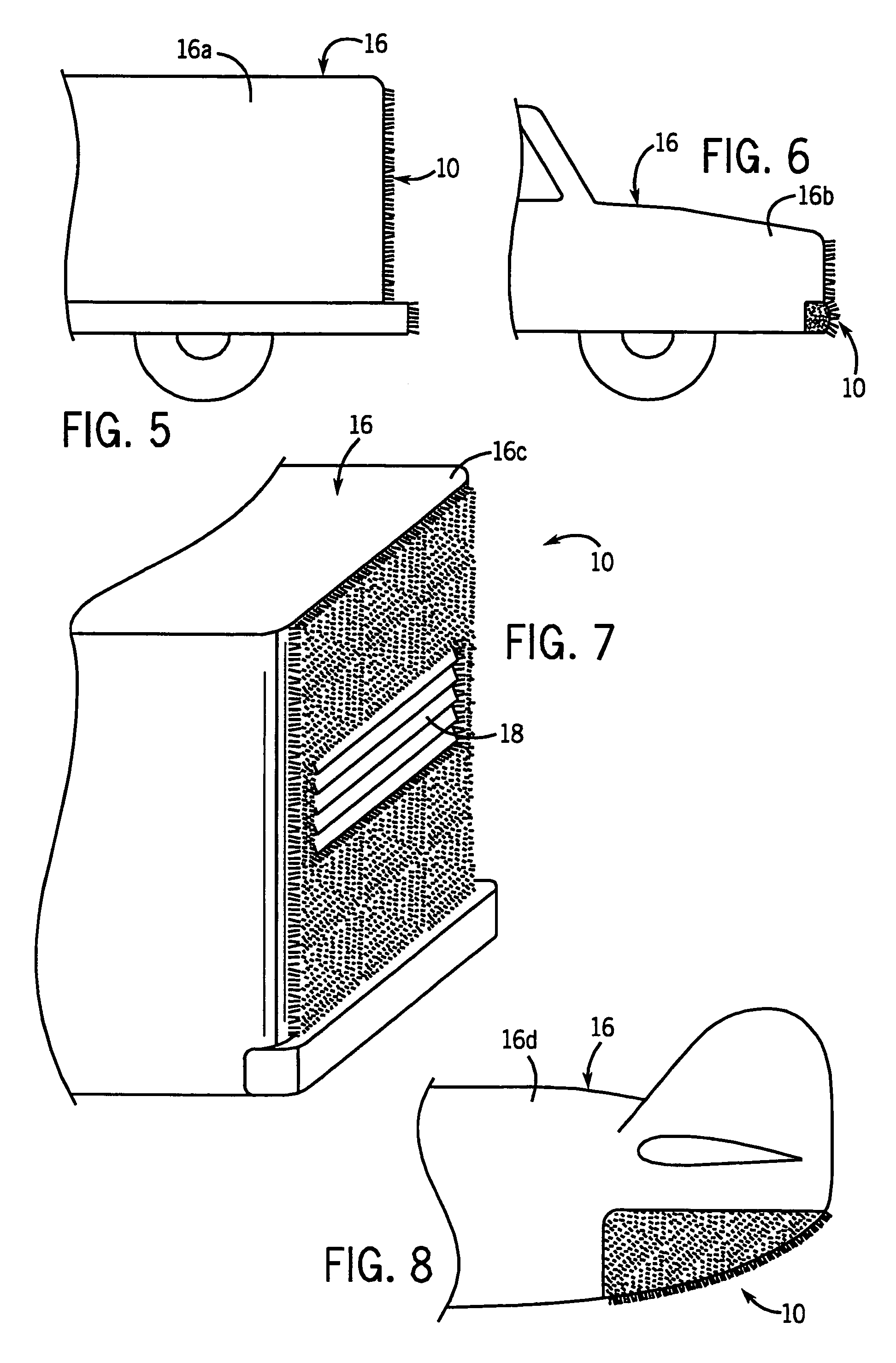 Post pressurizing material treatment for bodies moving through fluid