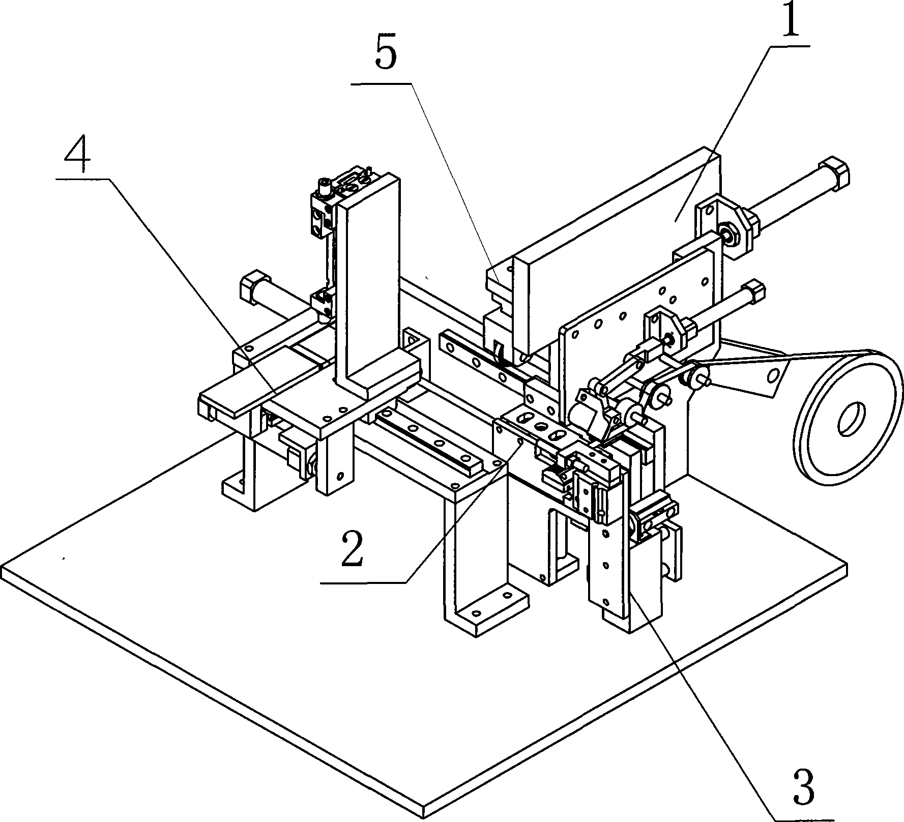 Gummed paper adhering machine