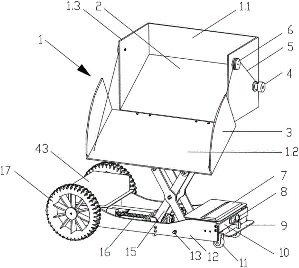 Intelligent carrier vehicle for loading, unloading and carrying goods