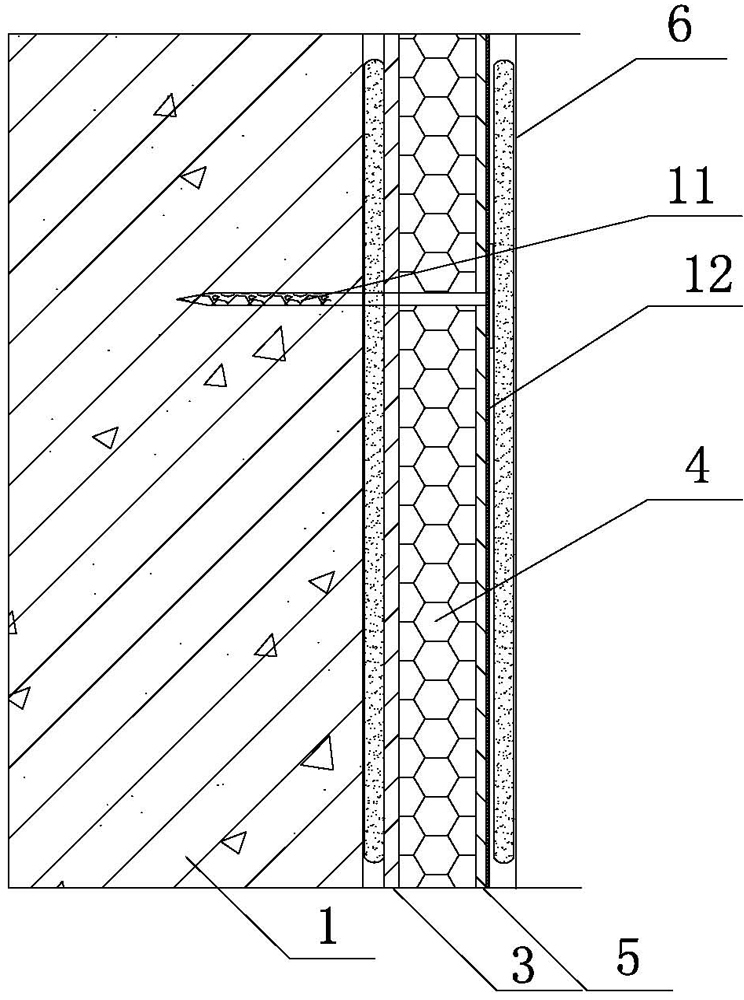 Dew formation-preventing building envelope structure for different thermal areas