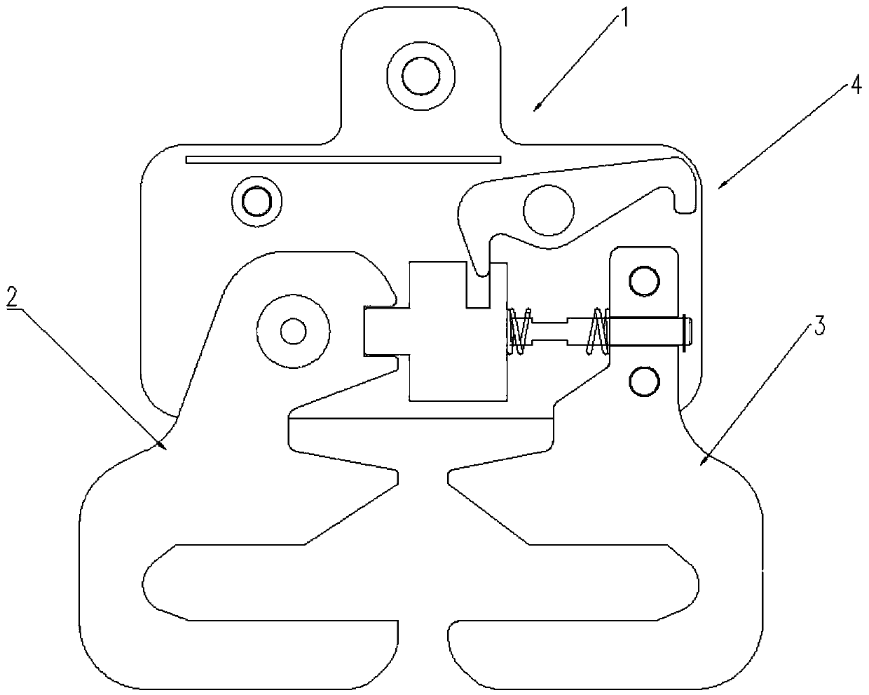 Hoisting fixture, hoisting device and arch frame trolley