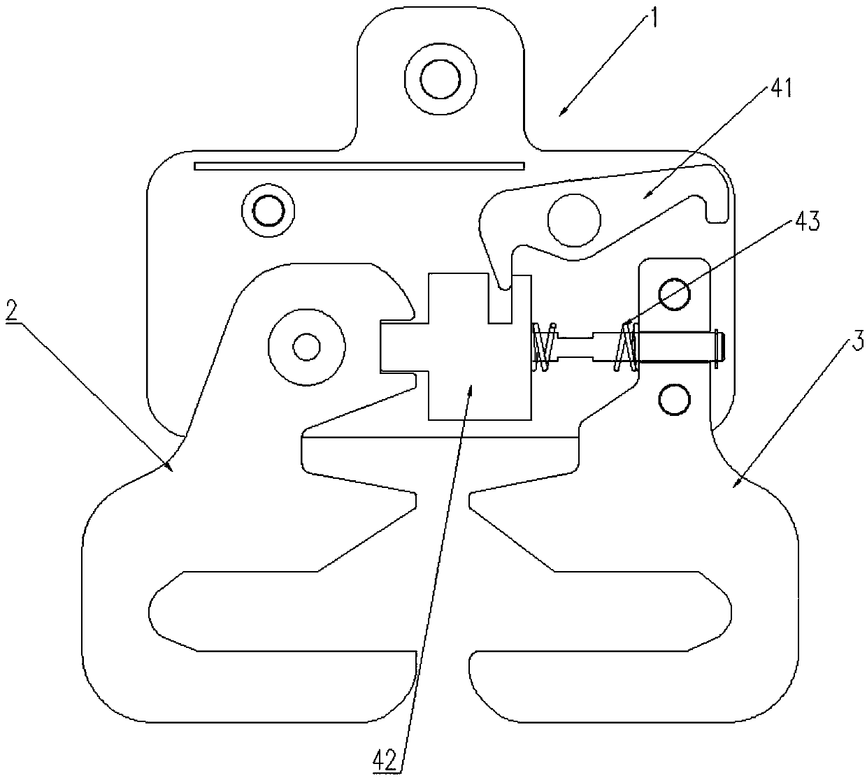 Hoisting fixture, hoisting device and arch frame trolley