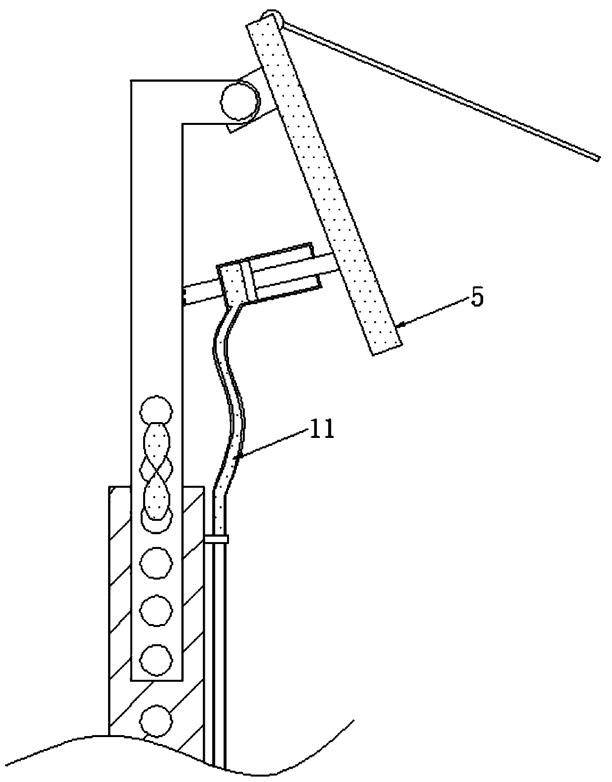 Drawing board table capable of adjusting height and angle