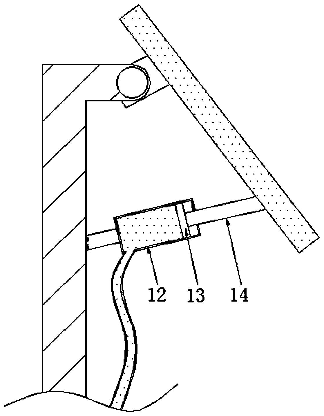 Drawing board table capable of adjusting height and angle