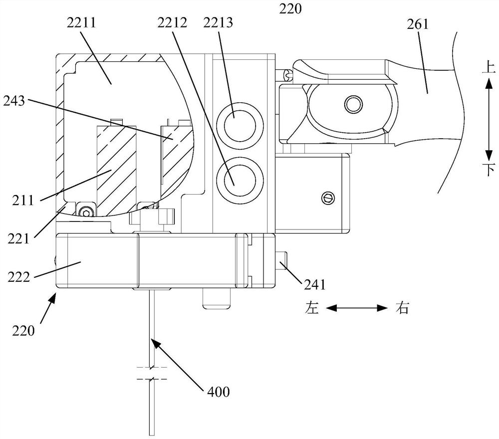 Puncture device, guide device and surgical puncture equipment