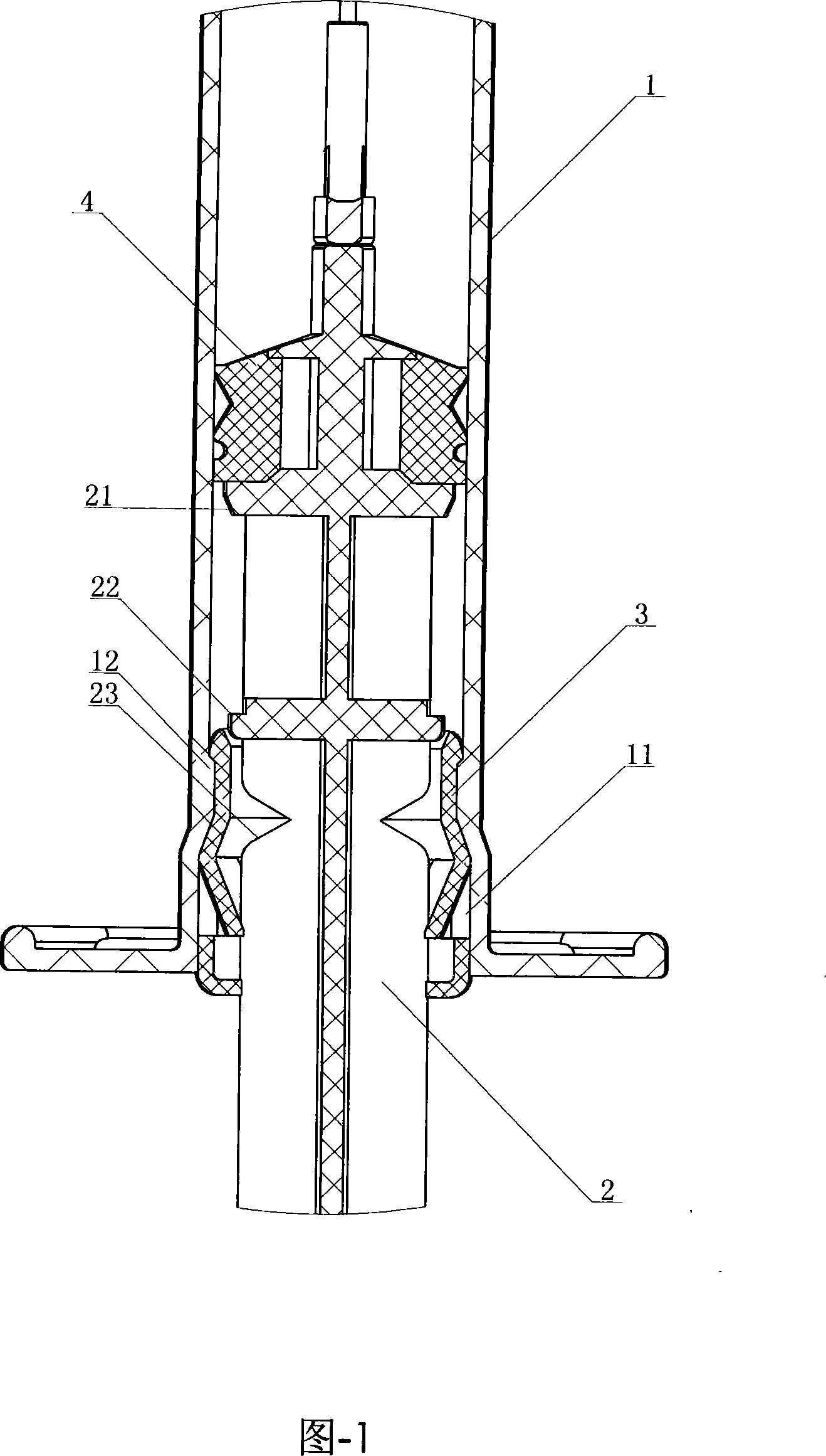 Safety injector core bar lockup device