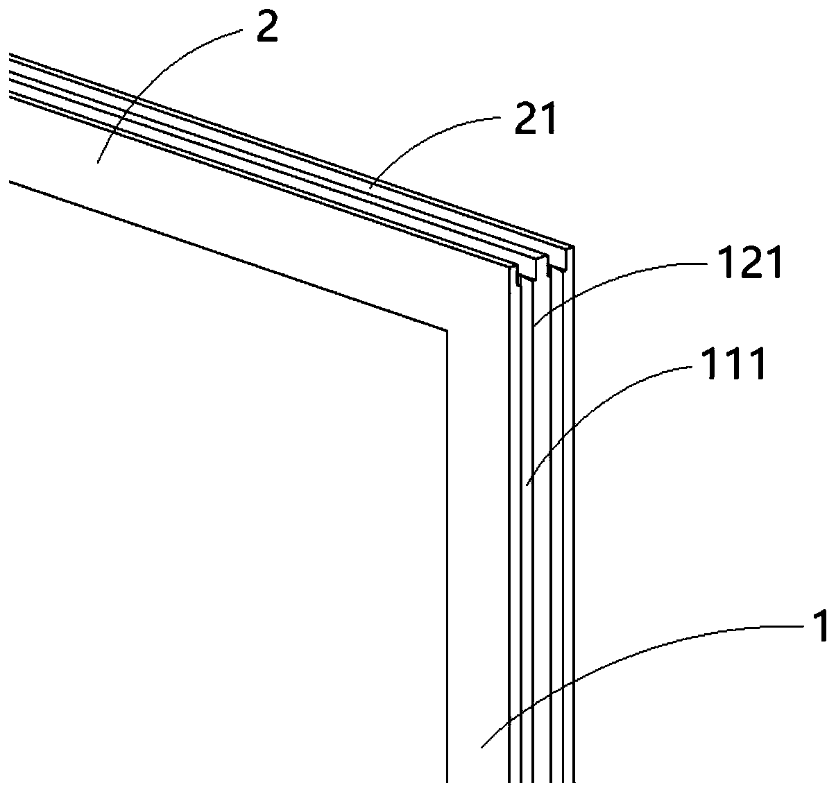 Door and window frame assembly, building wall and building body