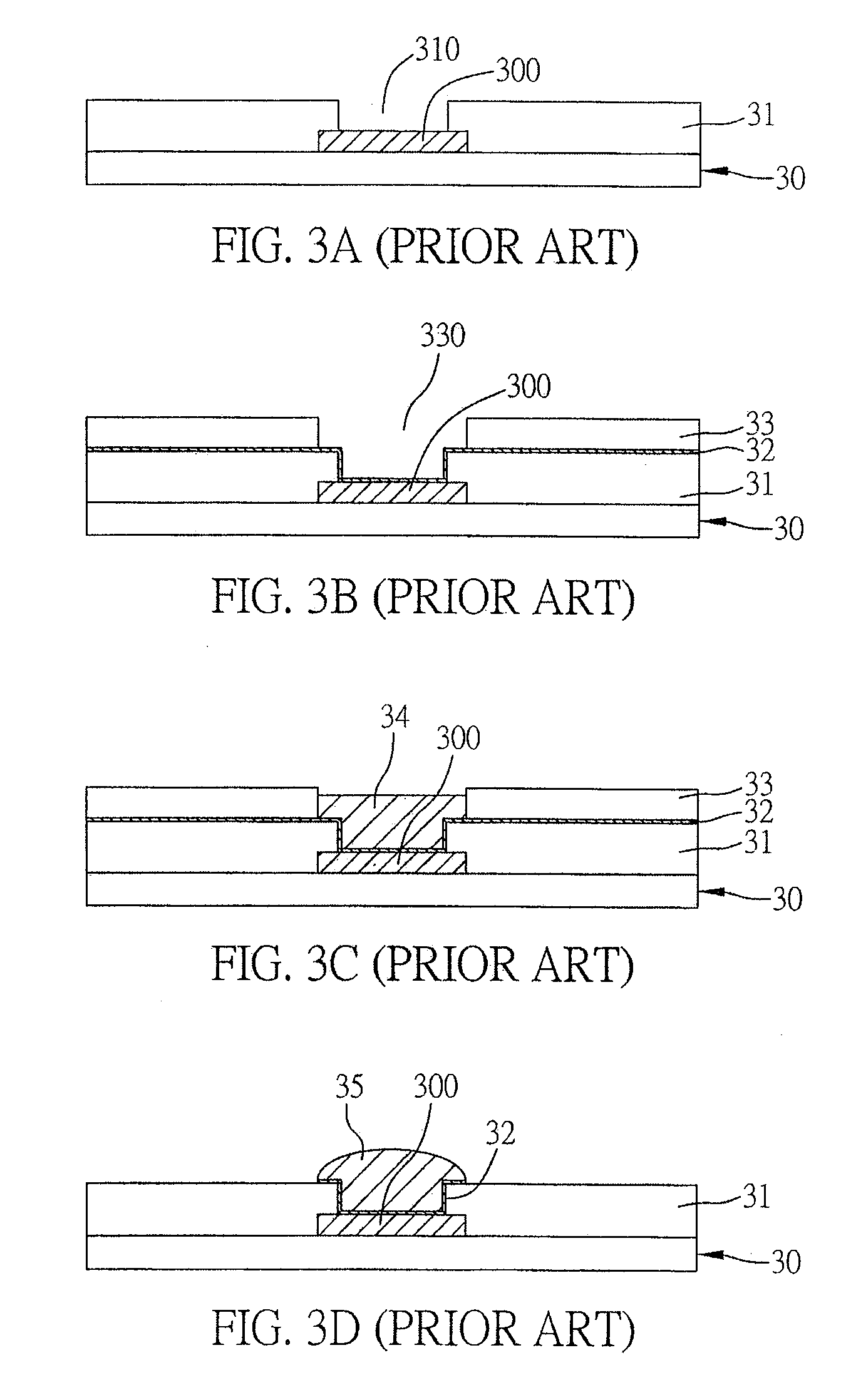 Method for fabrication of a conductive bump structure of a circuit board