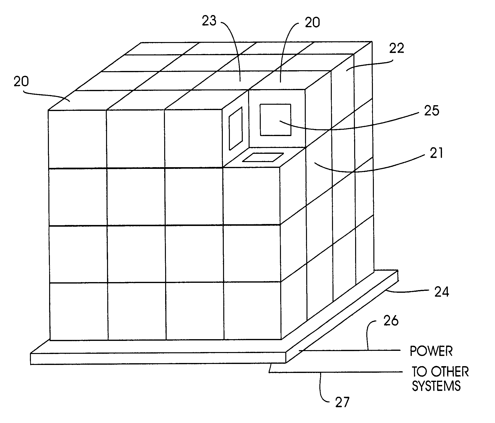 Scalable computer system having surface-mounted capacitive couplers for intercommunication