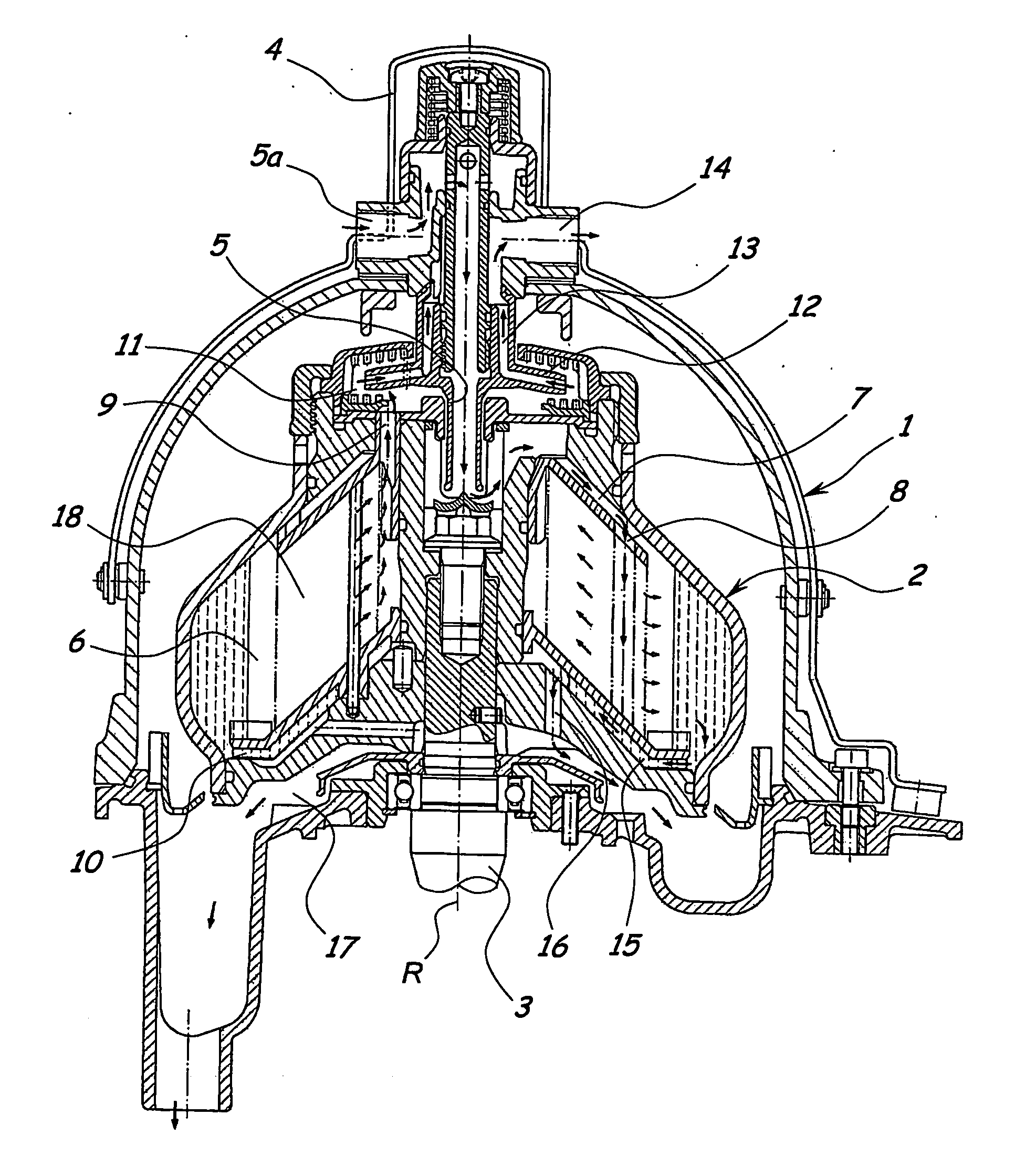 Method of purifying contaminated oil from particles suspended in the oil in a centrifugal separator