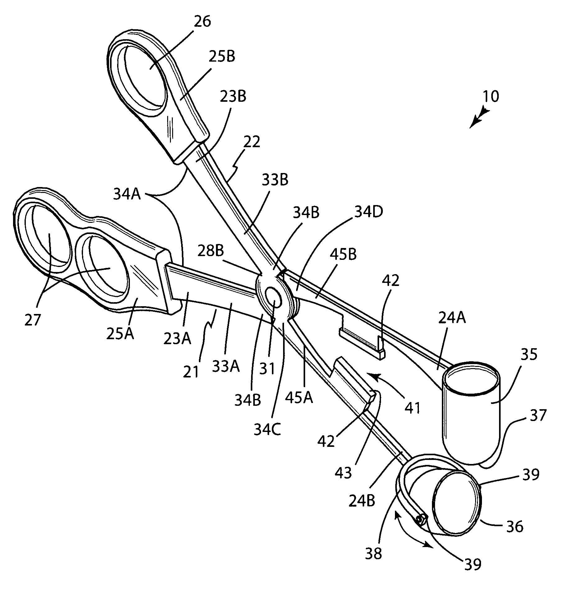 Hand-operable pill crushing apparatus