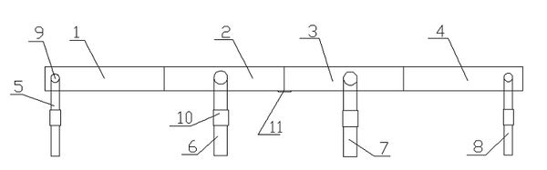 Portable folding bed