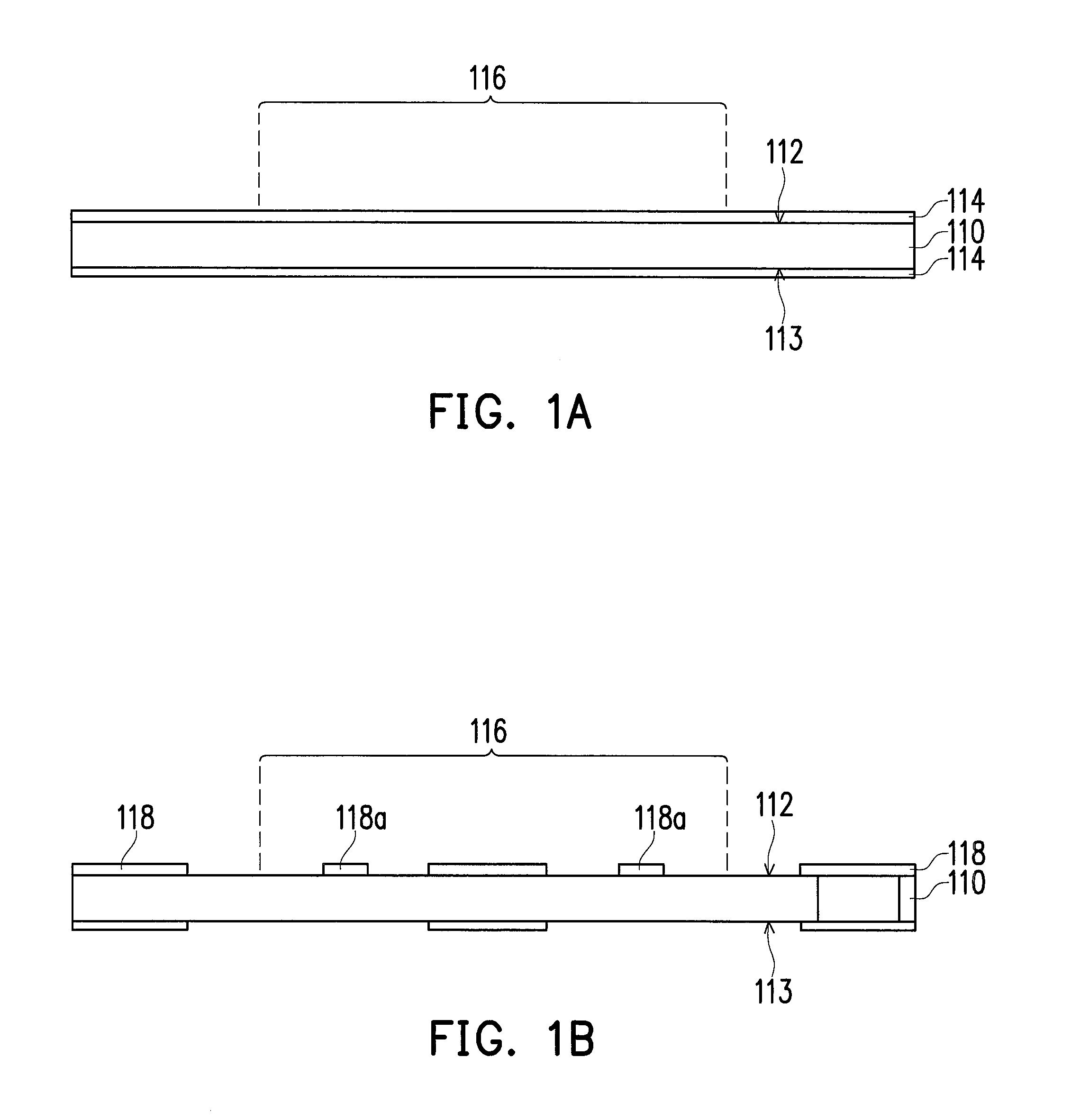 Substrate structure having component-disposing area and manufacturing process thereof