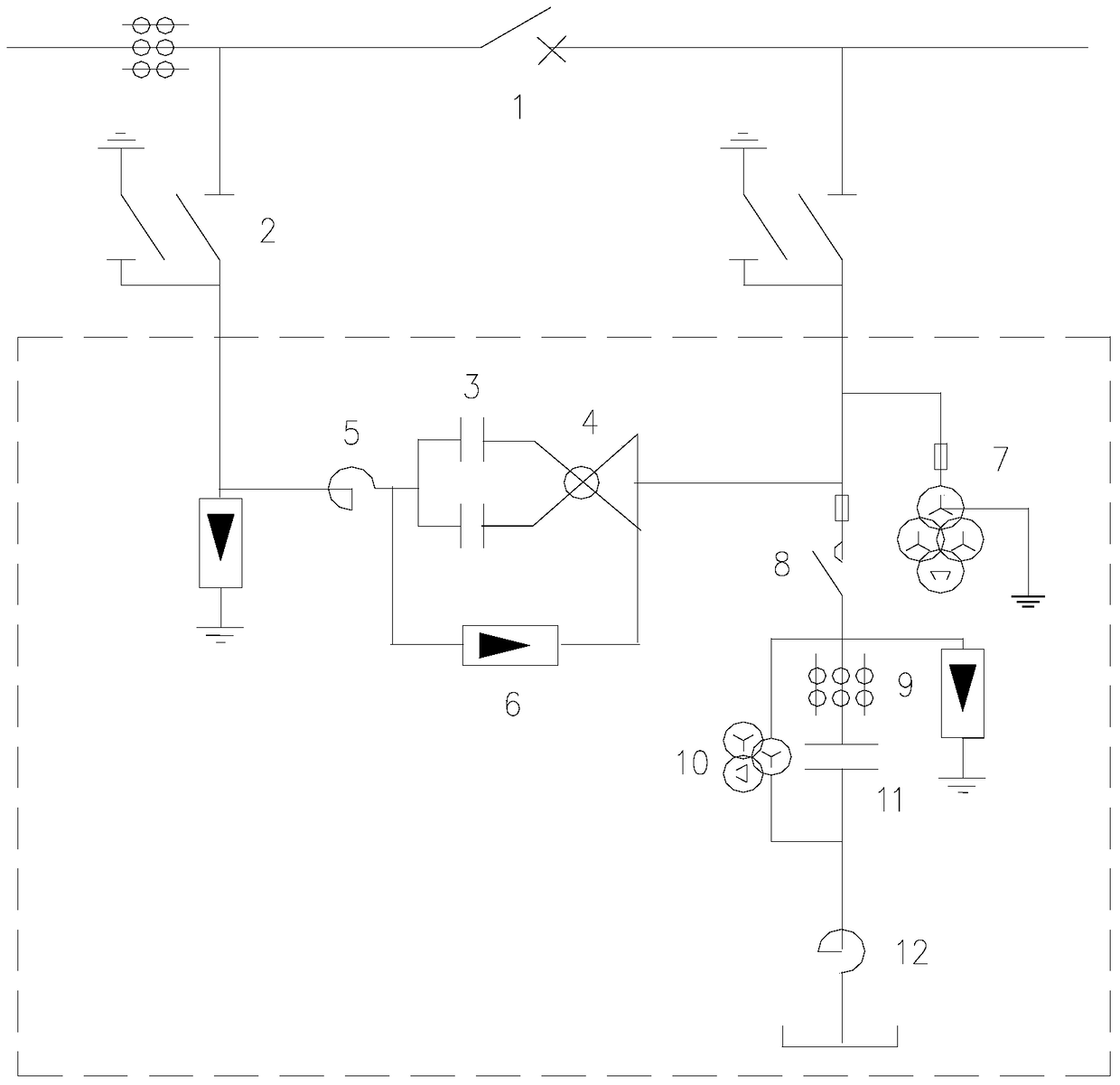A series-parallel comprehensive compensation device for low-voltage control of distribution network