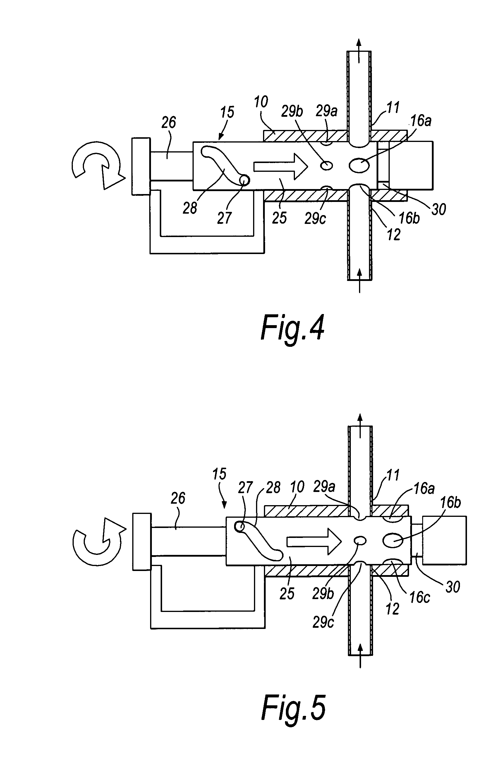Pump with conveying chamber formed in outer rotor surface