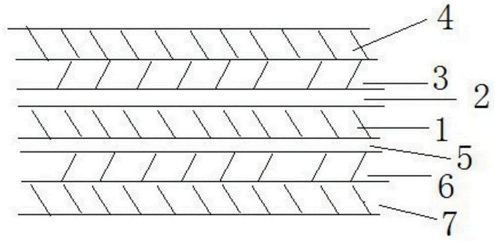 White poplar wood frame strip and manufacturing method thereof