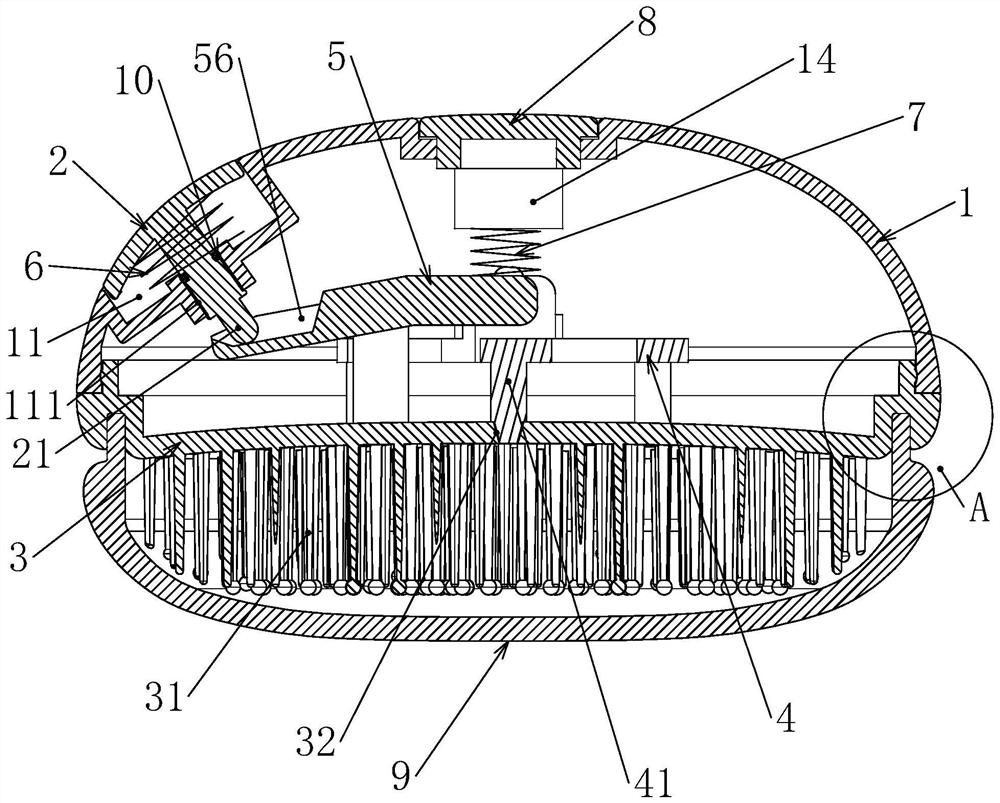 Powdering container