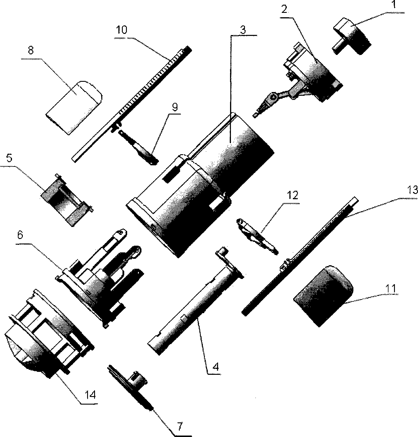 Three-key drain valve special for water saving toilet article