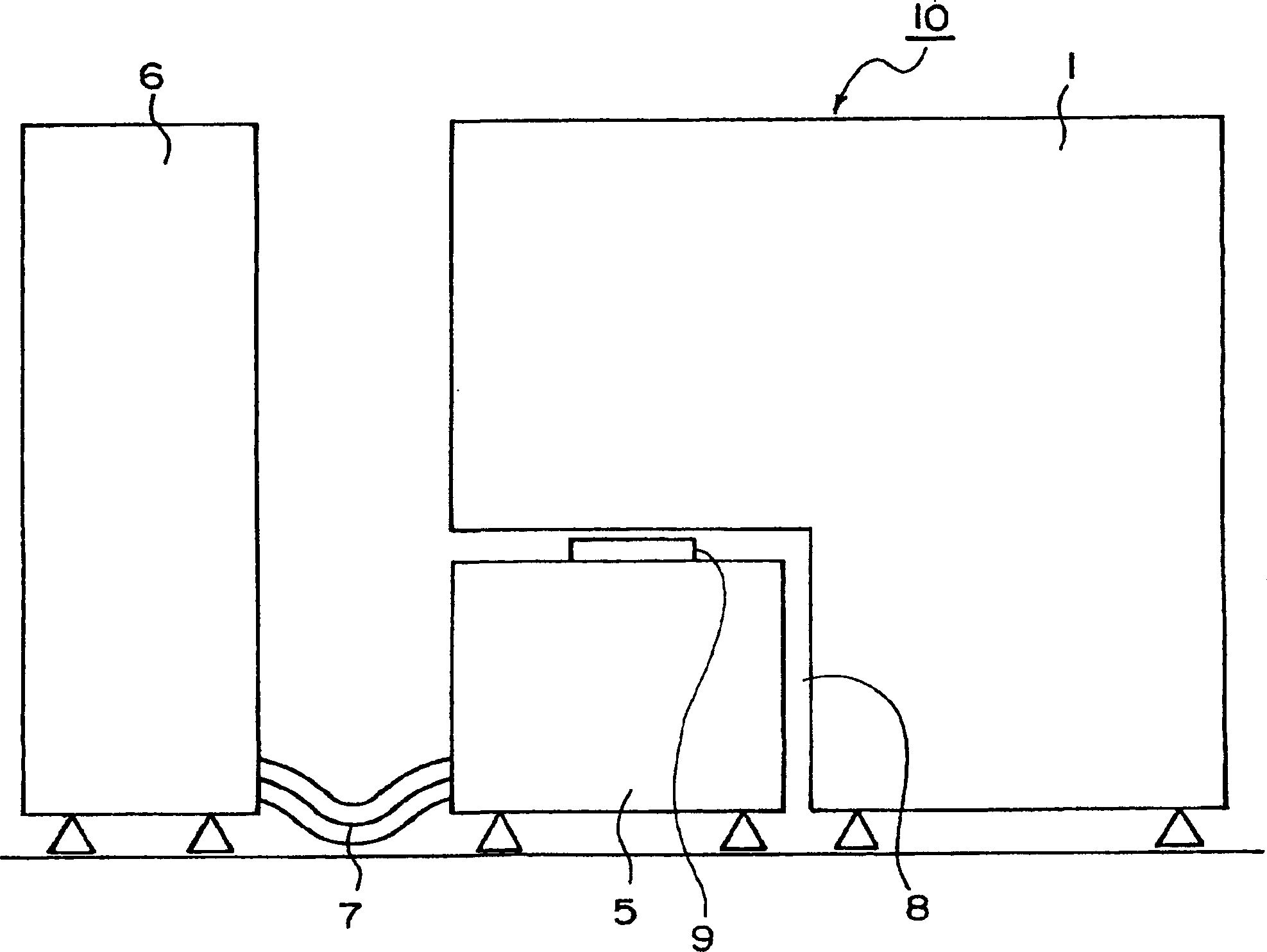 Pusher and electronic part-testing apparatus with the same