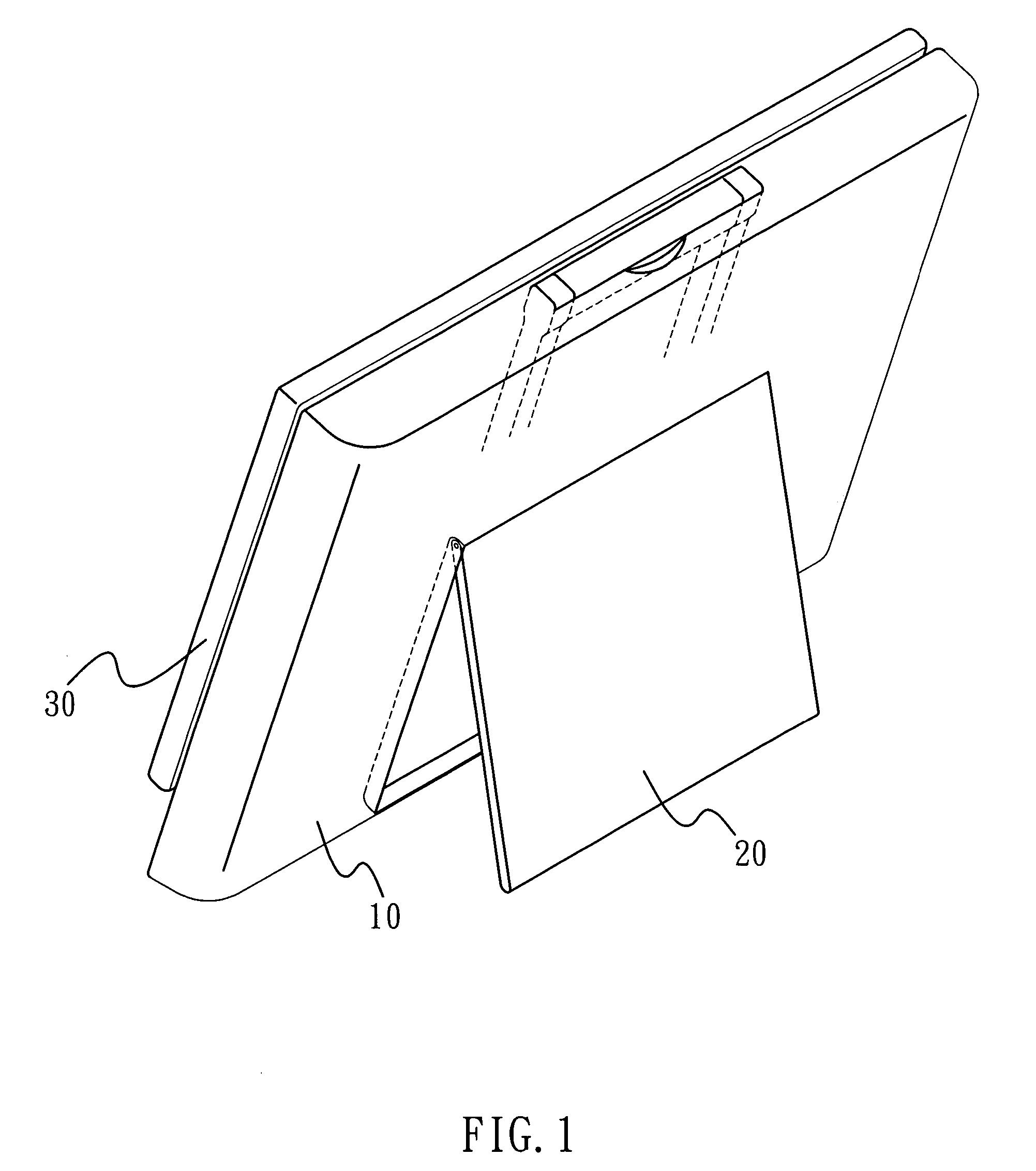 Display moveable in two dimensions