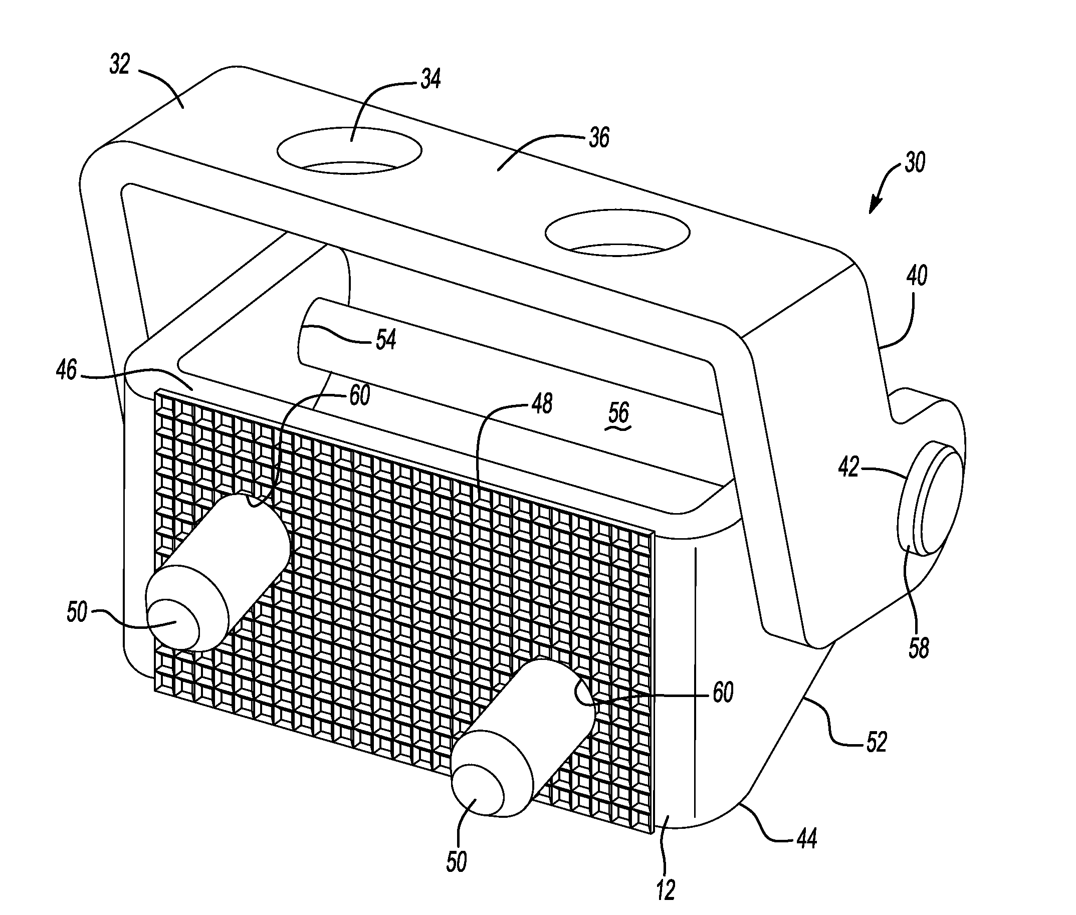 Structural mounting insert