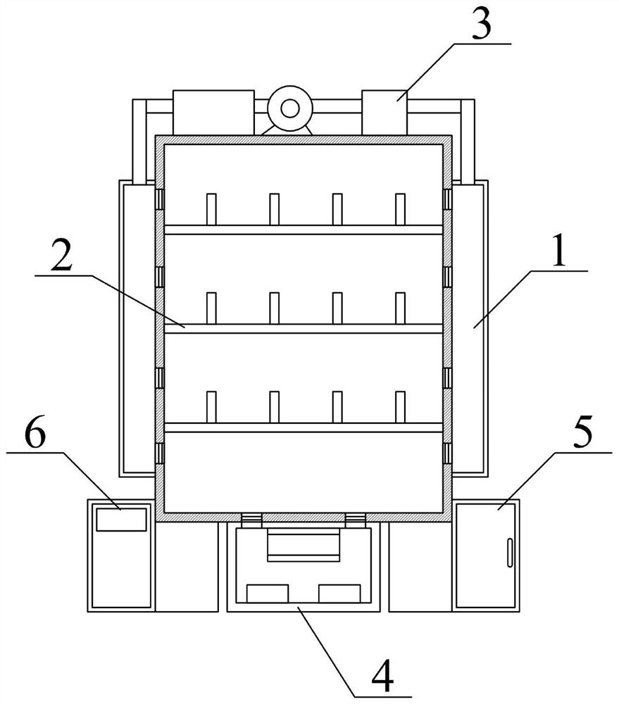 Multi-circulation cooling device for chemical production and use method of multi-circulation cooling device