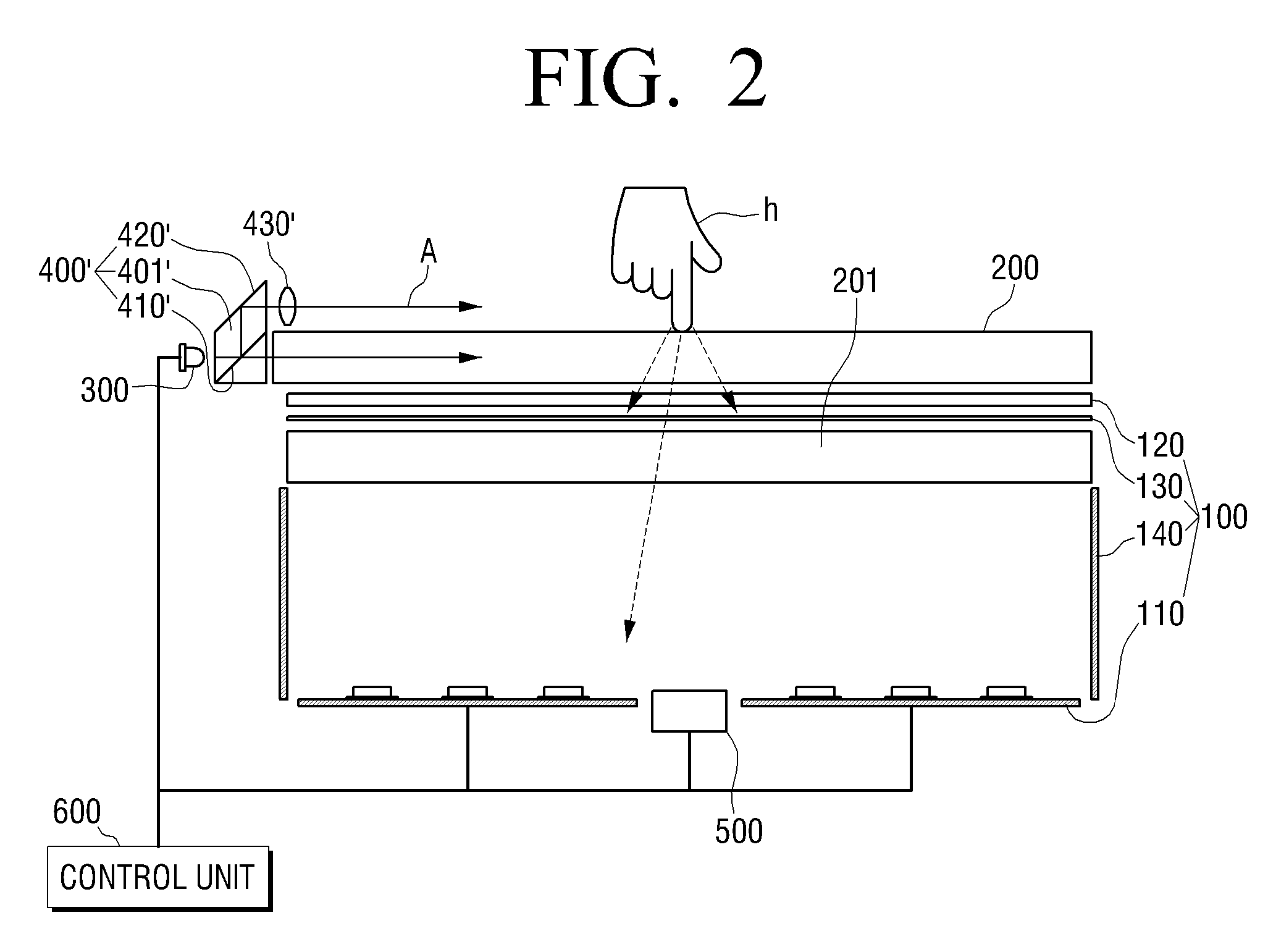 Multi-touch detecting appratus and method for LCD display apparatus