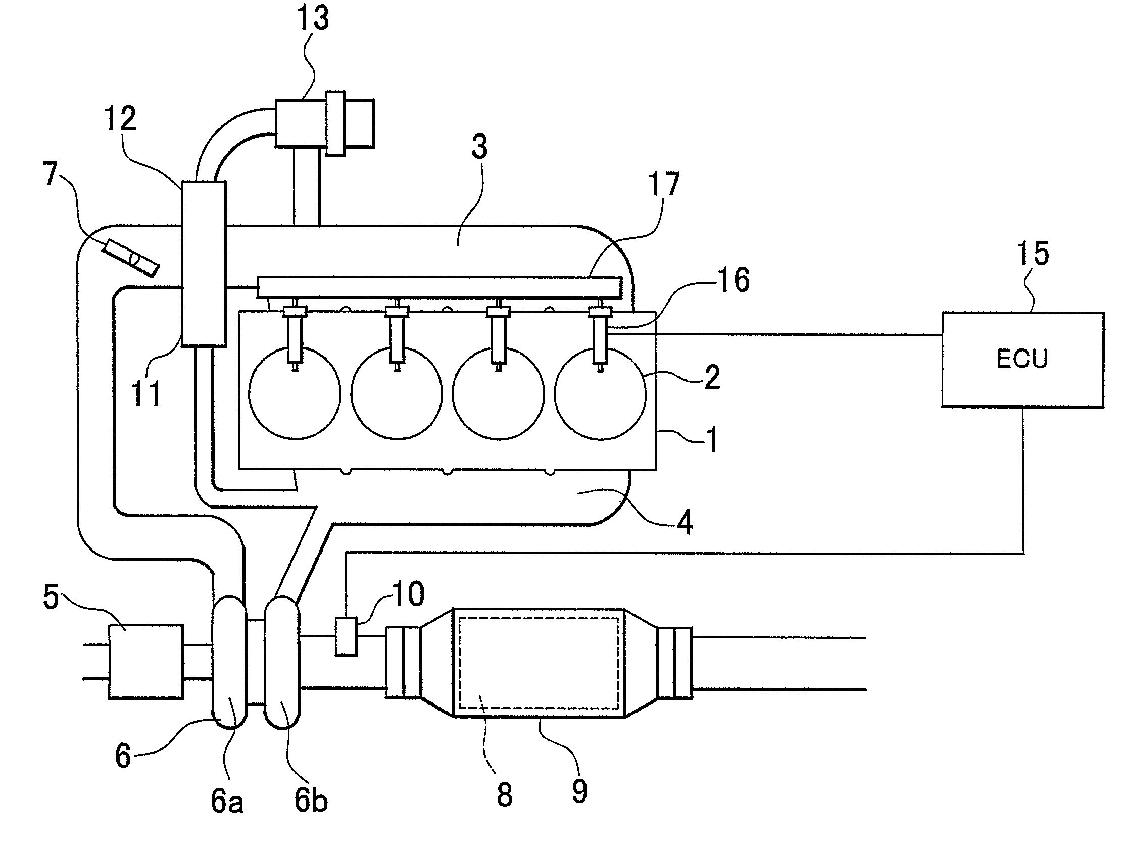 Fuel supply control method applied to exhaust gas control apparatus for internal combustion engine and exhaust gas control apparatus to which the method is applied