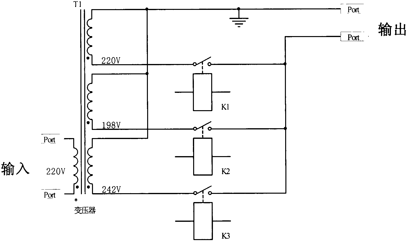 Voltage transient fluctuation instrument