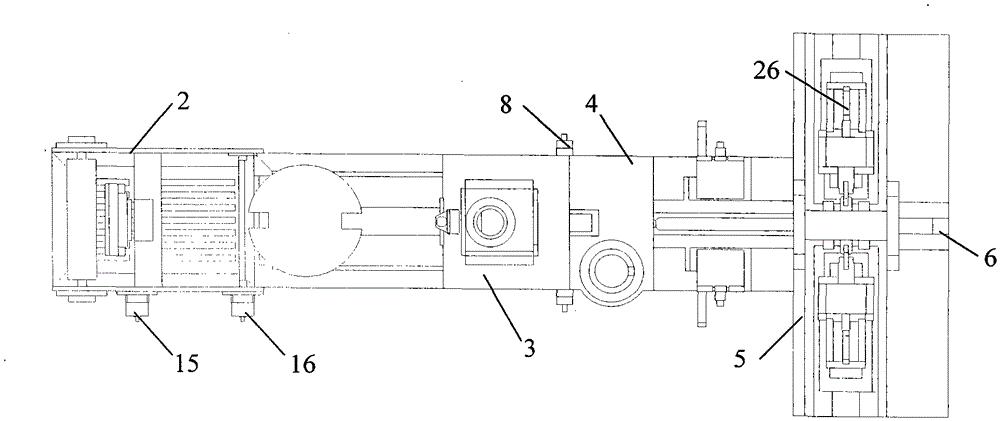 A fully automatic spring roll wrapping machine