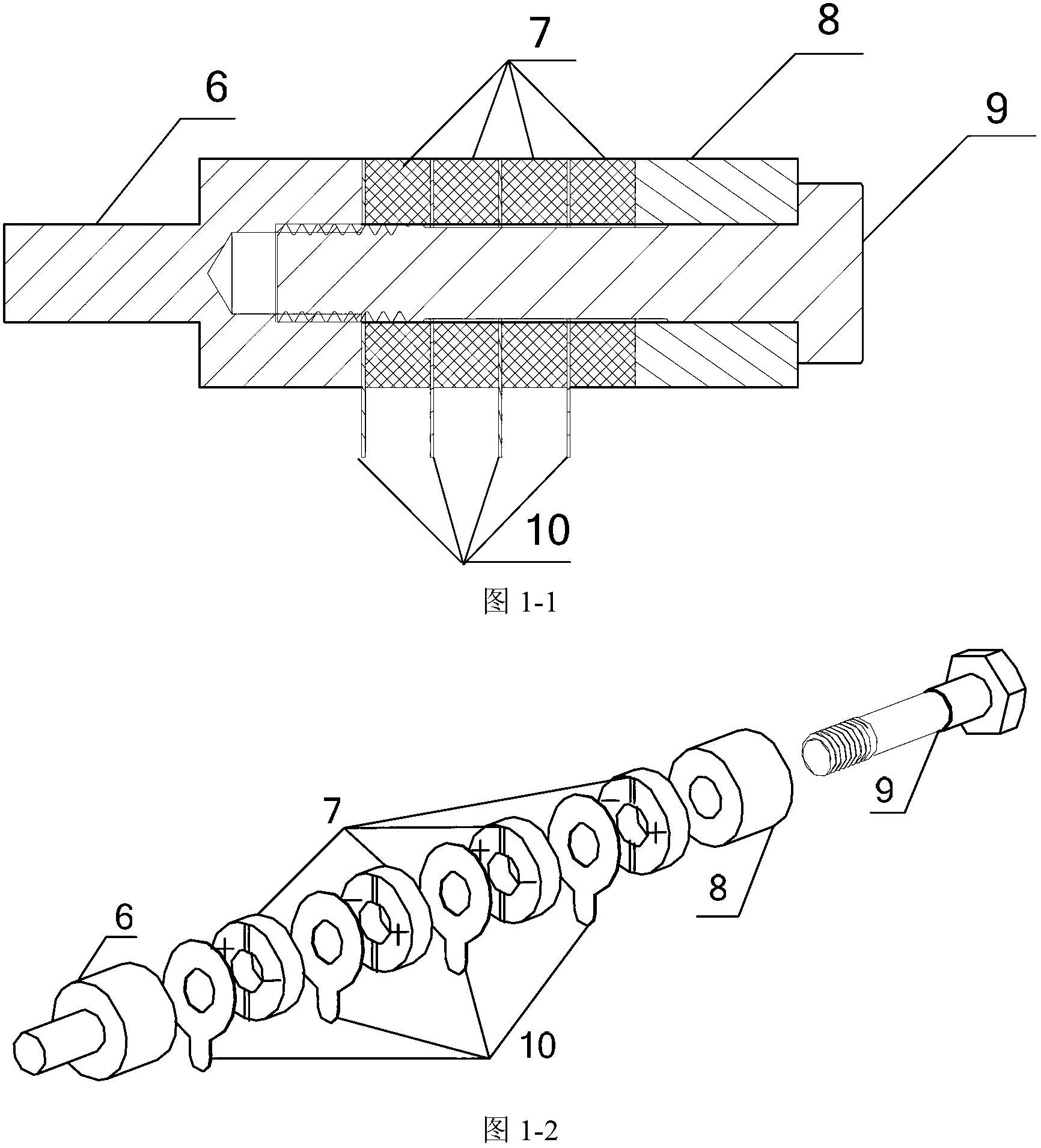 Bent oscillator stimulated rotary ultrasonic motor and electric excitation mode thereof