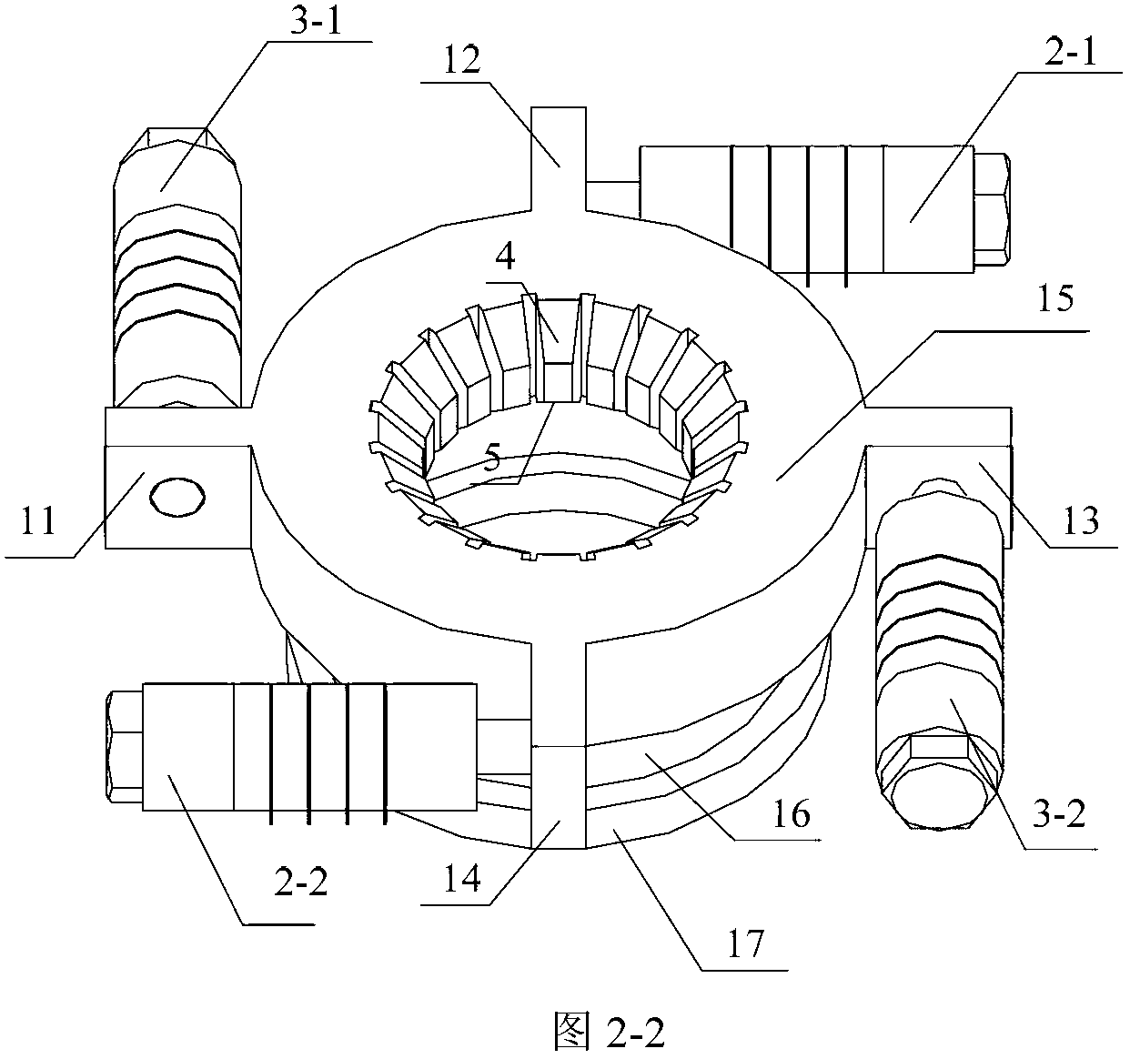 Bent oscillator stimulated rotary ultrasonic motor and electric excitation mode thereof