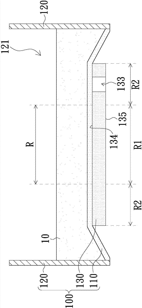 Liquid containing groove and pparatus and method for three-dimensional printing