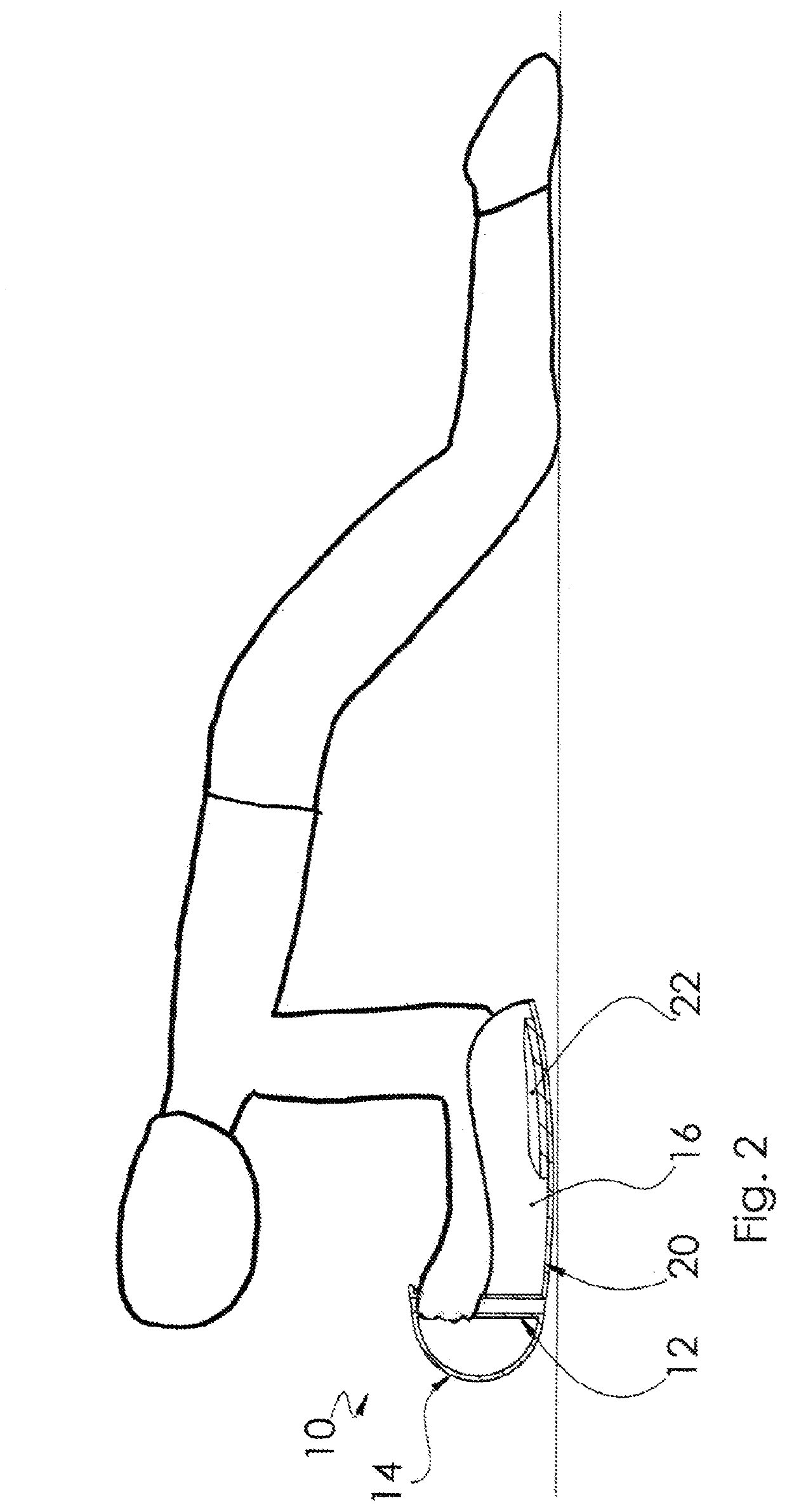 Fitness device with curved sliding or rolling surface covering forearms