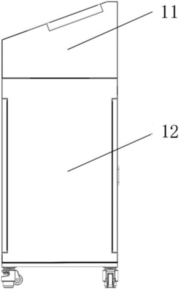 Palm print and palm vein identification method and palm print and palm vein image collection instrument