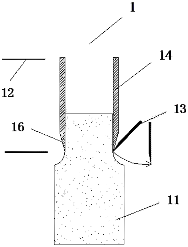 A kind of coring method of oil sand core