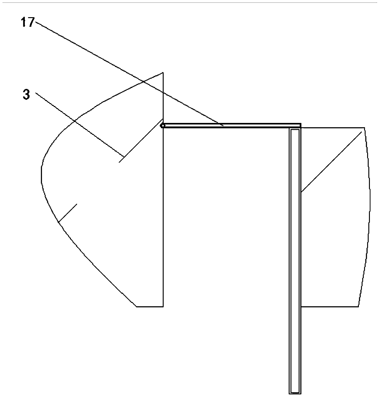 Clothing ink printing device capable of preventing ink from settling