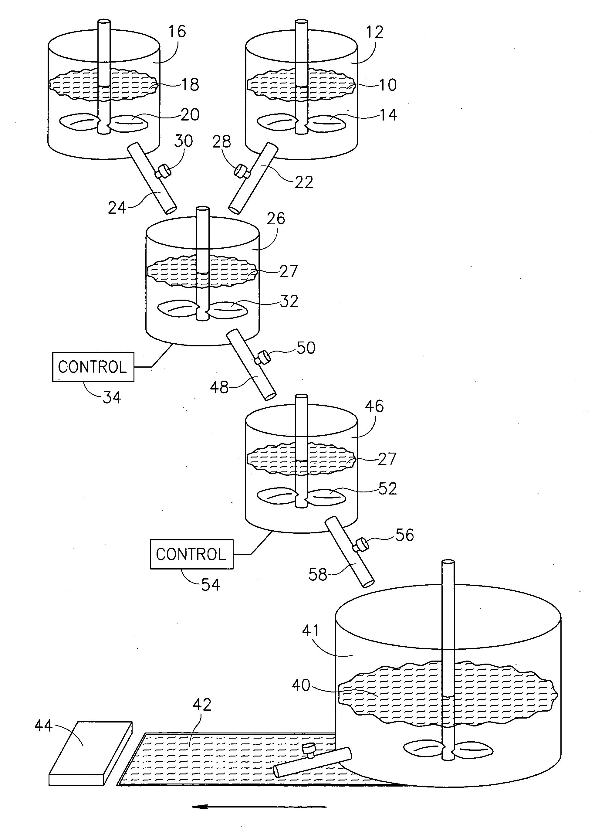 Paper product and method therefor using molten wax suspension