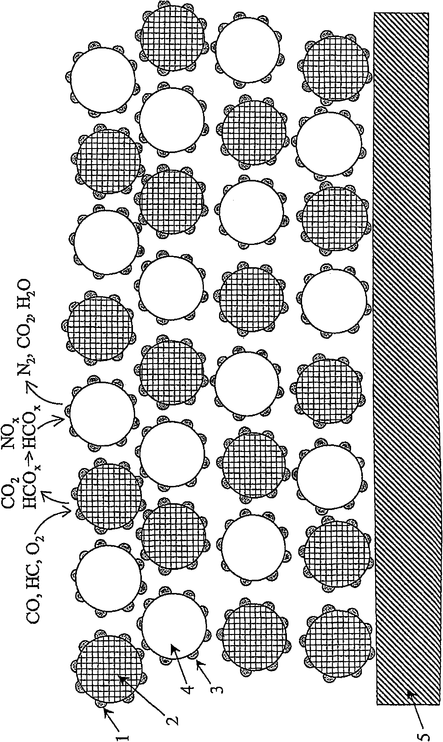 Exhaust gas purification catalyst, and catalytic honey-comb structure for exhaust gas purification