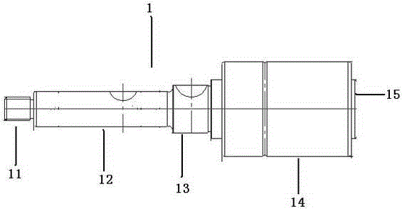 An integral shaft-connected fan clutch bearing