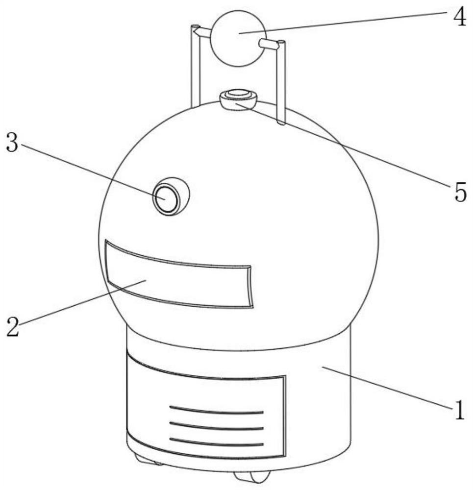 Catering service robot with visual system