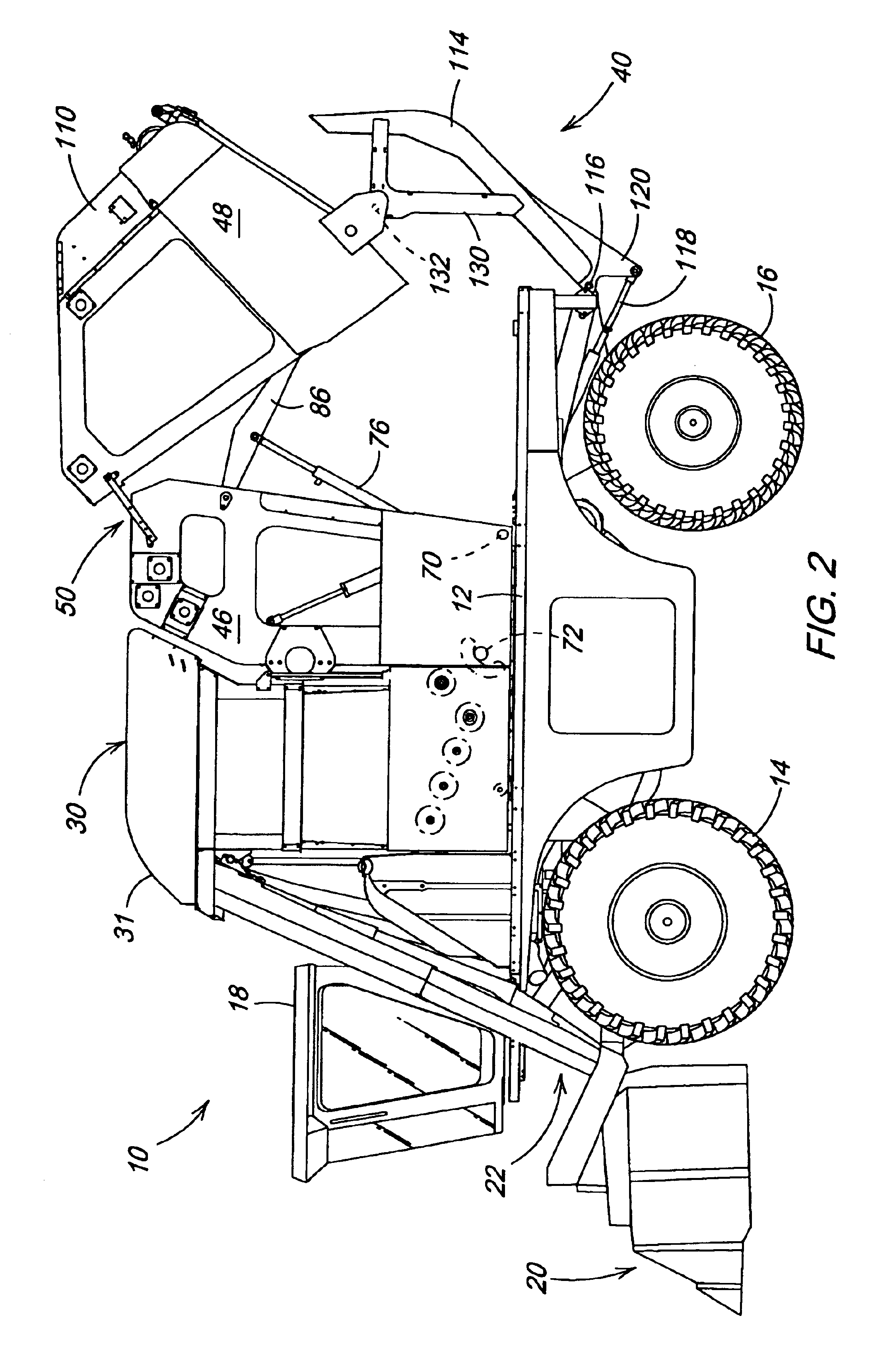Baler gate linkage and latch structure