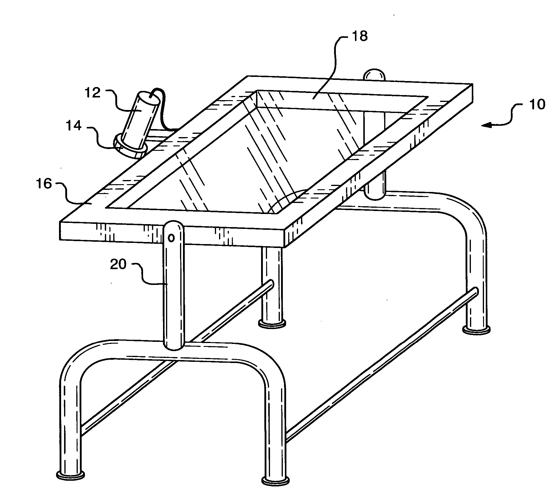 Polarized material inspection apparatus and system