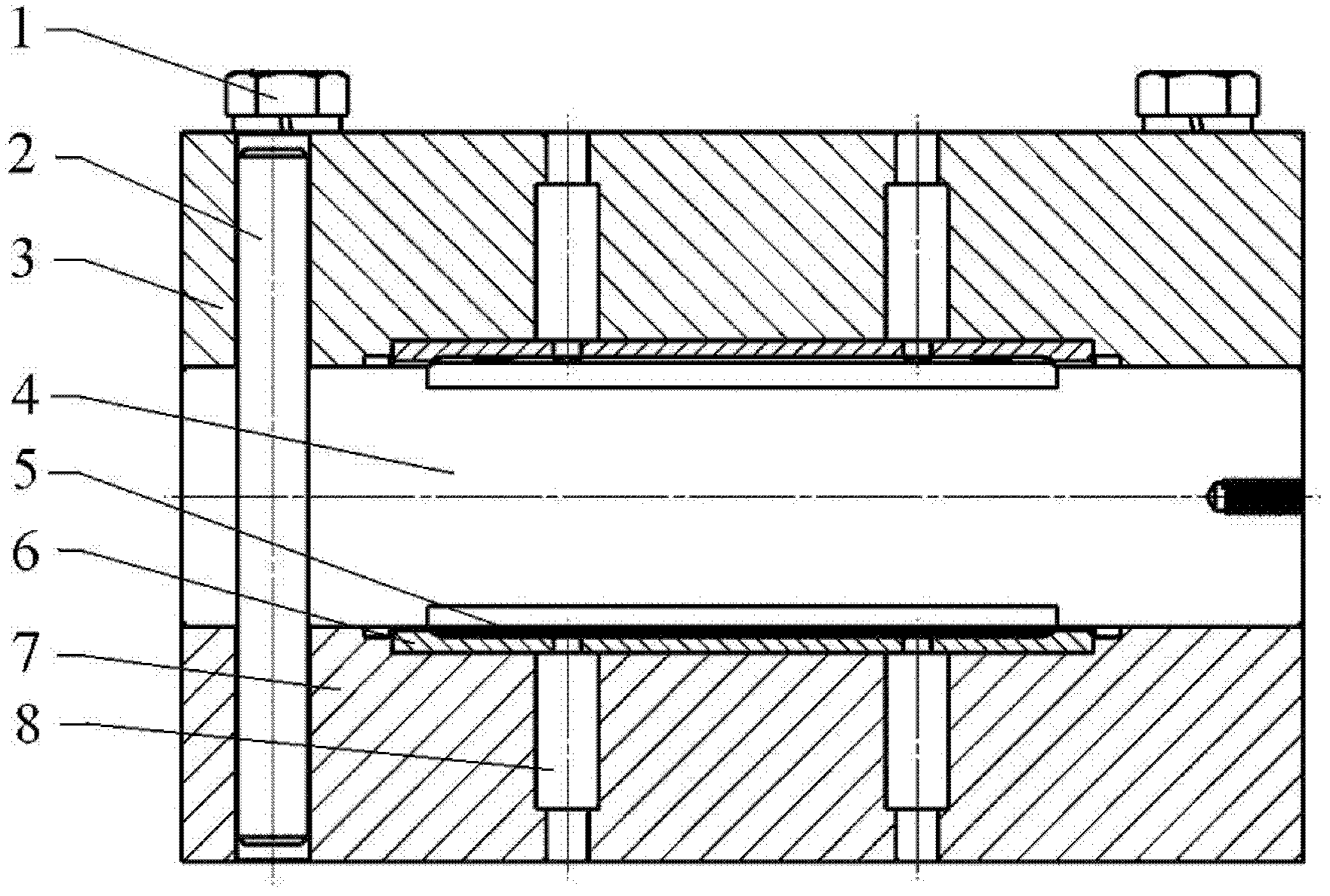 Steel backing/polymer composite material lining bearing bush and preparation method