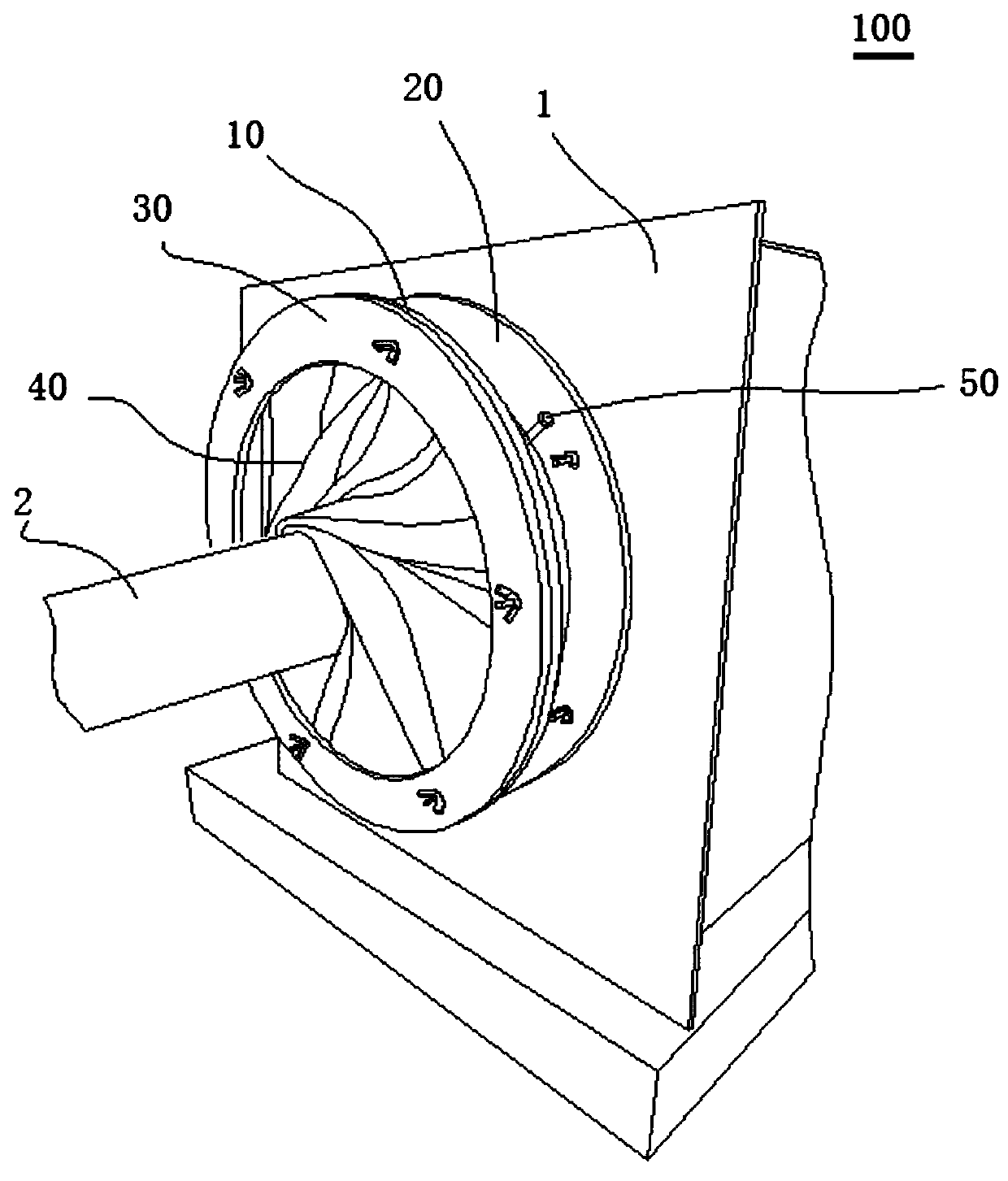 Variable inner diameter flange assembly