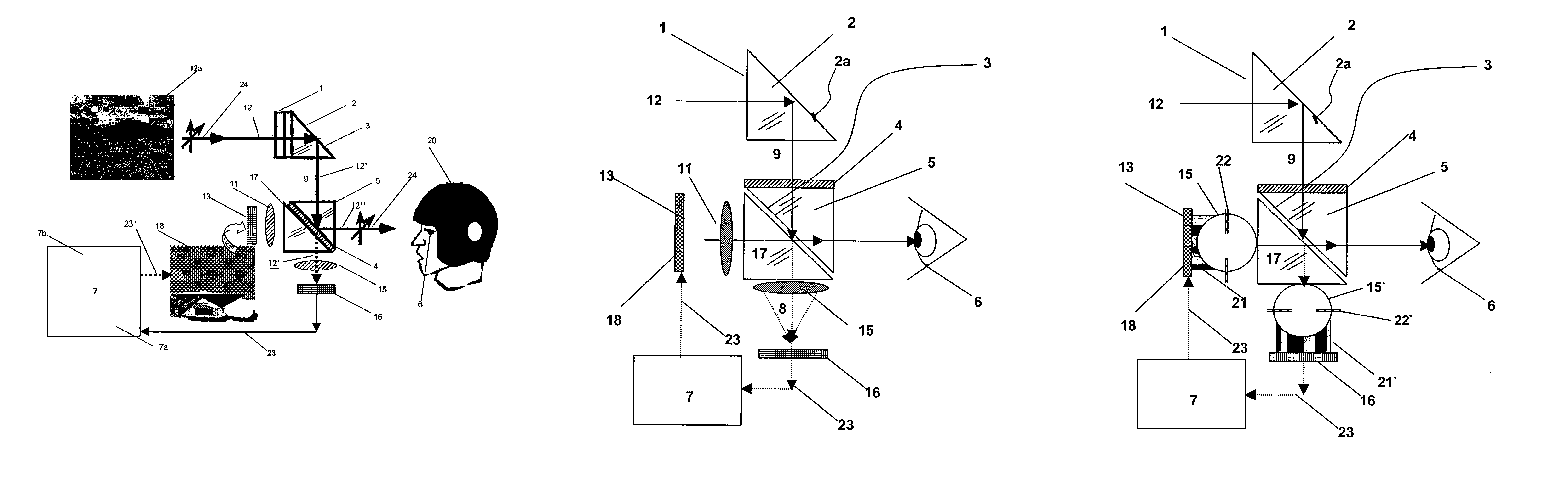 Periscopic optical training system for operators of vehicles