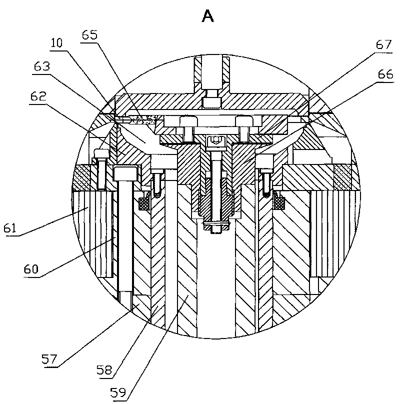 Piston ring inner circle chambering machine