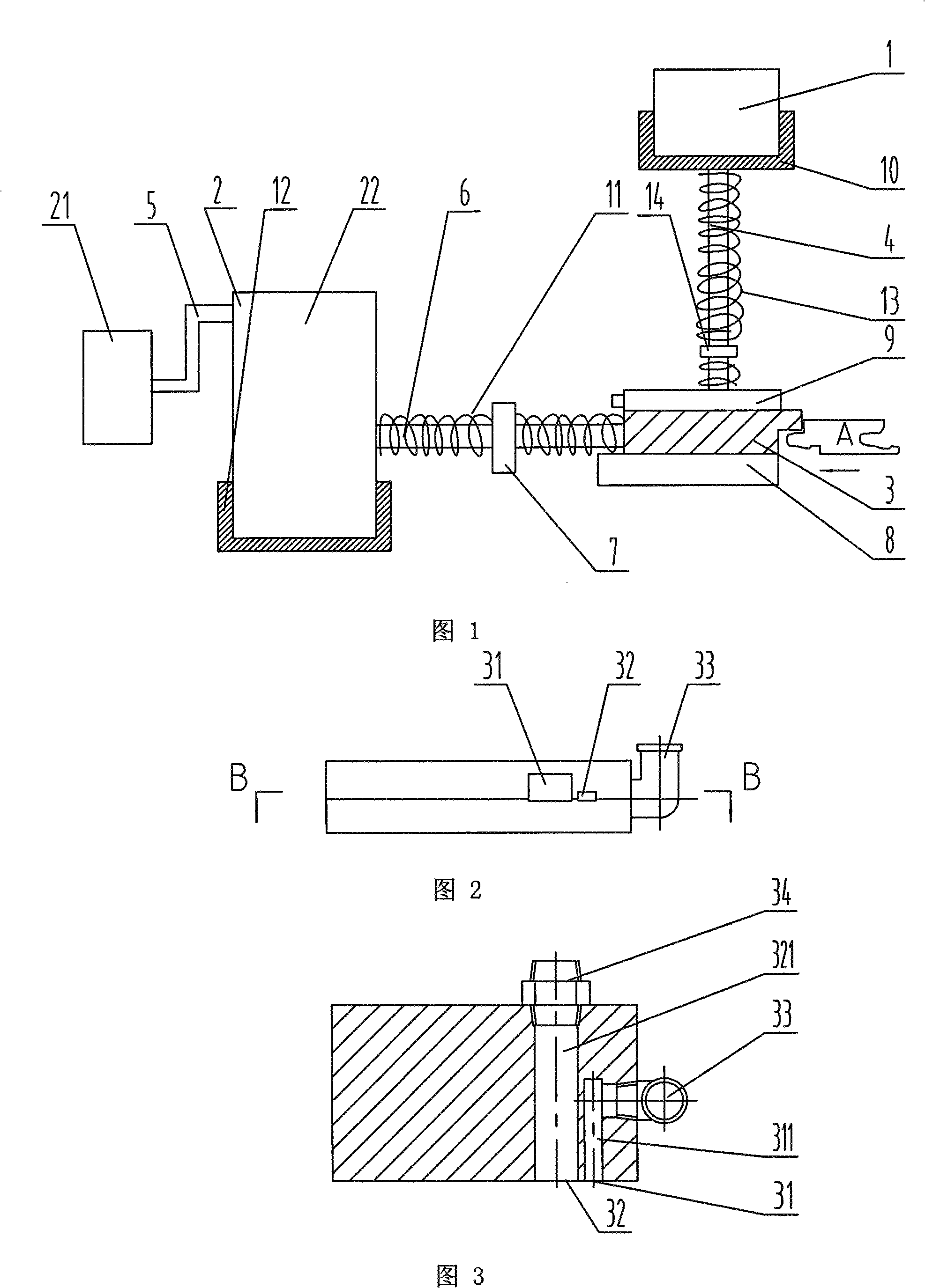 Apparatus for waxing on groove and tongue side surface on composite floor board