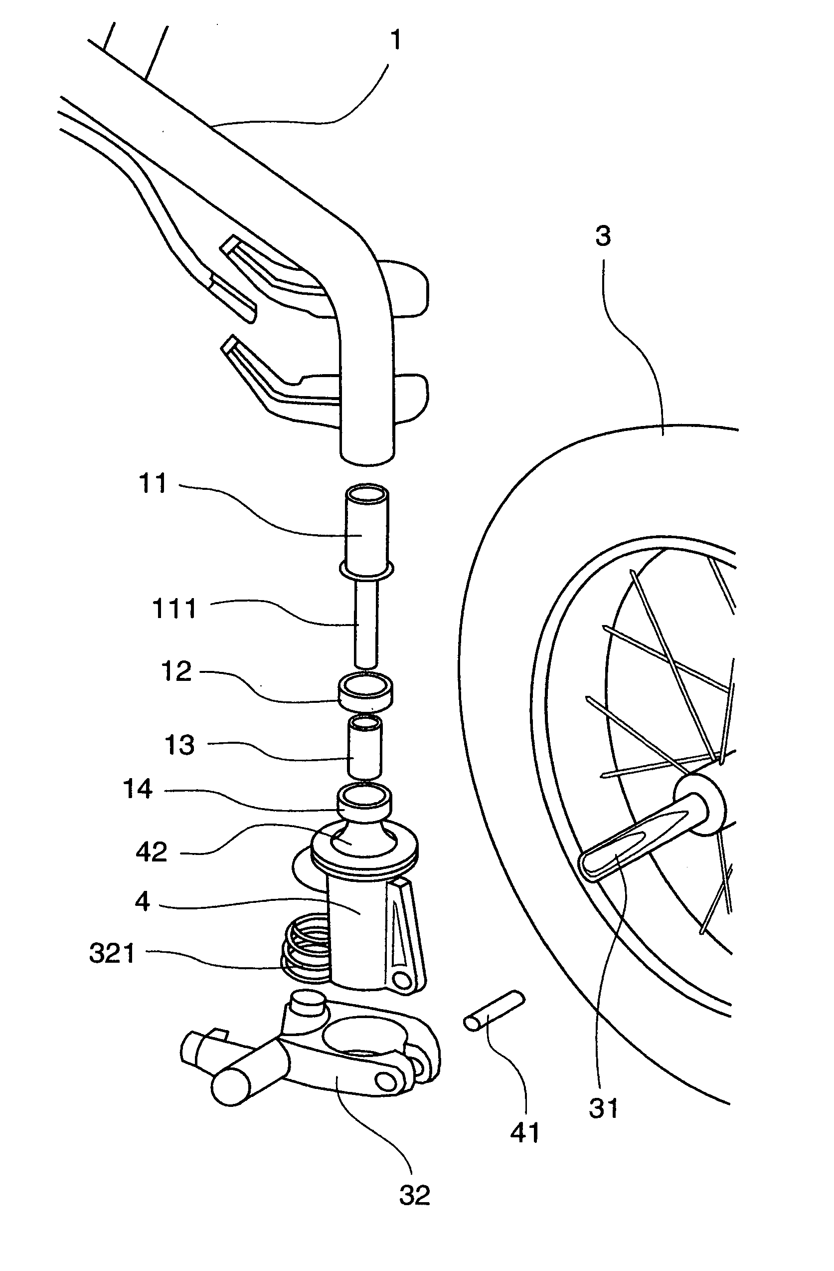 Baby carriage with directional wheels that pivot in unison by semi-rigid means